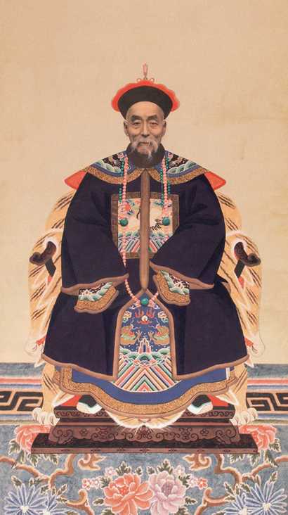 佚名 祖宗像 立轴